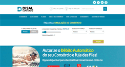 Desktop Screenshot of disalconsorcio.com.br