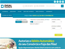 Tablet Screenshot of disalconsorcio.com.br